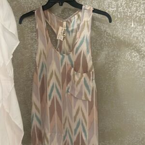 Very sheer camisole tank hundred percent silk